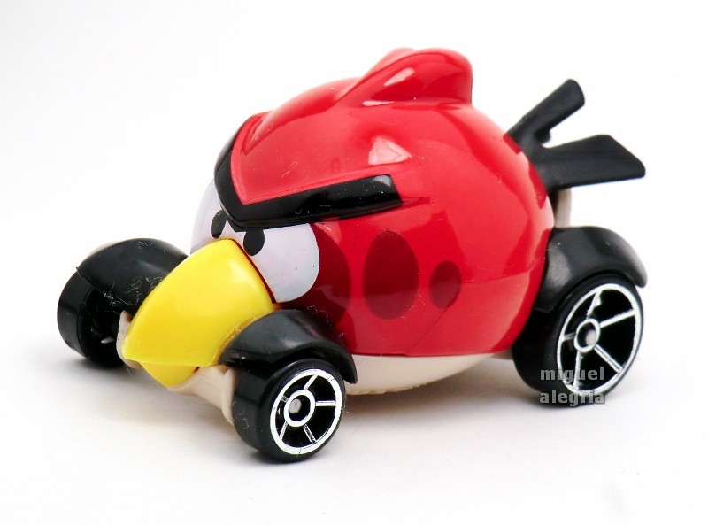 Mattel Angry Birds Red Bird Hot Wheels 2012 New Models Series #47/50 Red Bird 1:64 Scale Collectible Die Cast Car