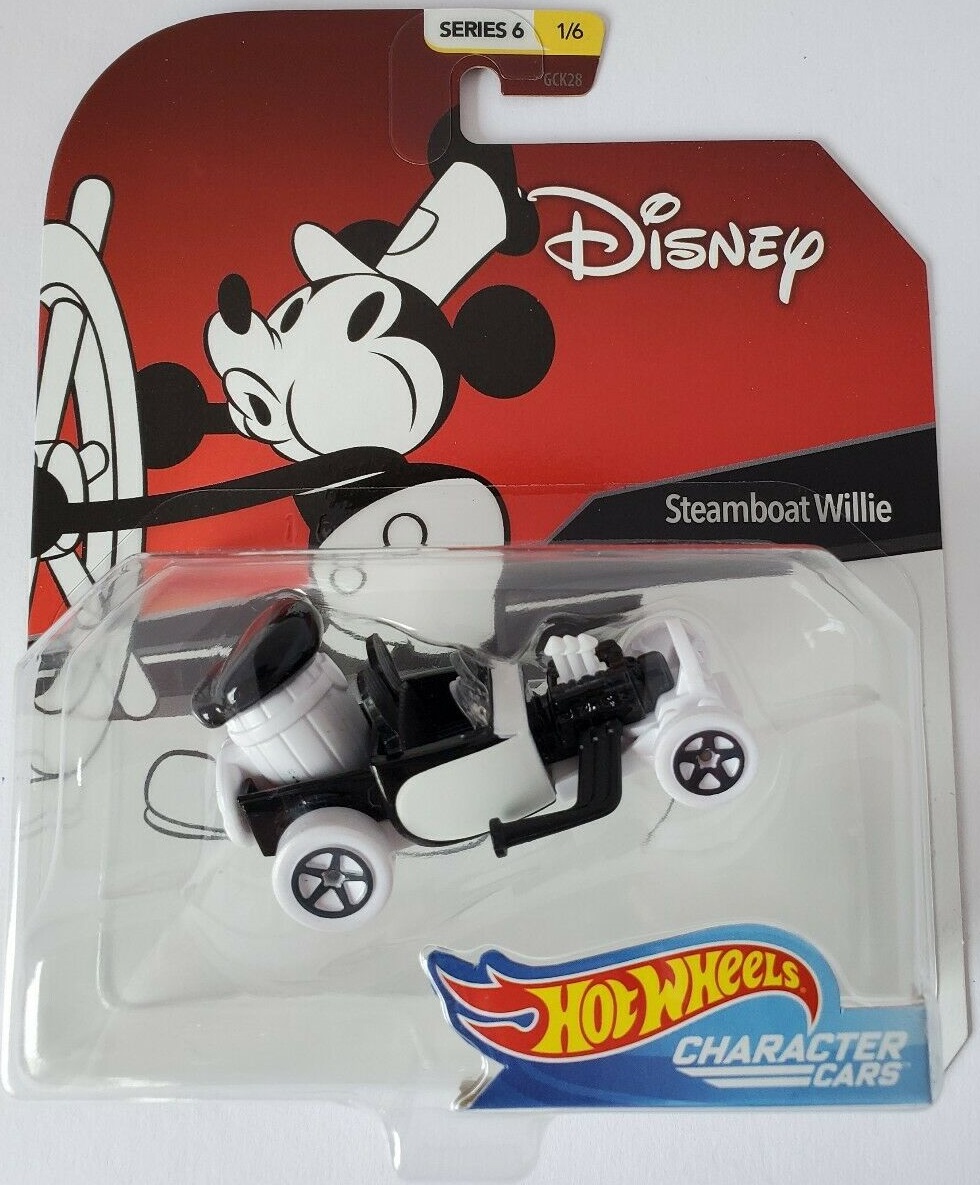HOT WHEELS DISNEY SERIES 6 STEAMBOAT WILLIE #1/6 CHARACTER CARS