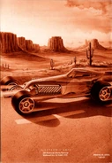 Artwork on the Hot Wheels: Turbo Racing Introduction Booklet