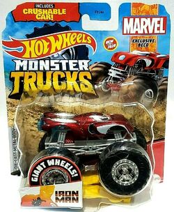  Hot Wheels Oversized Monster Truck Iron Man 2022