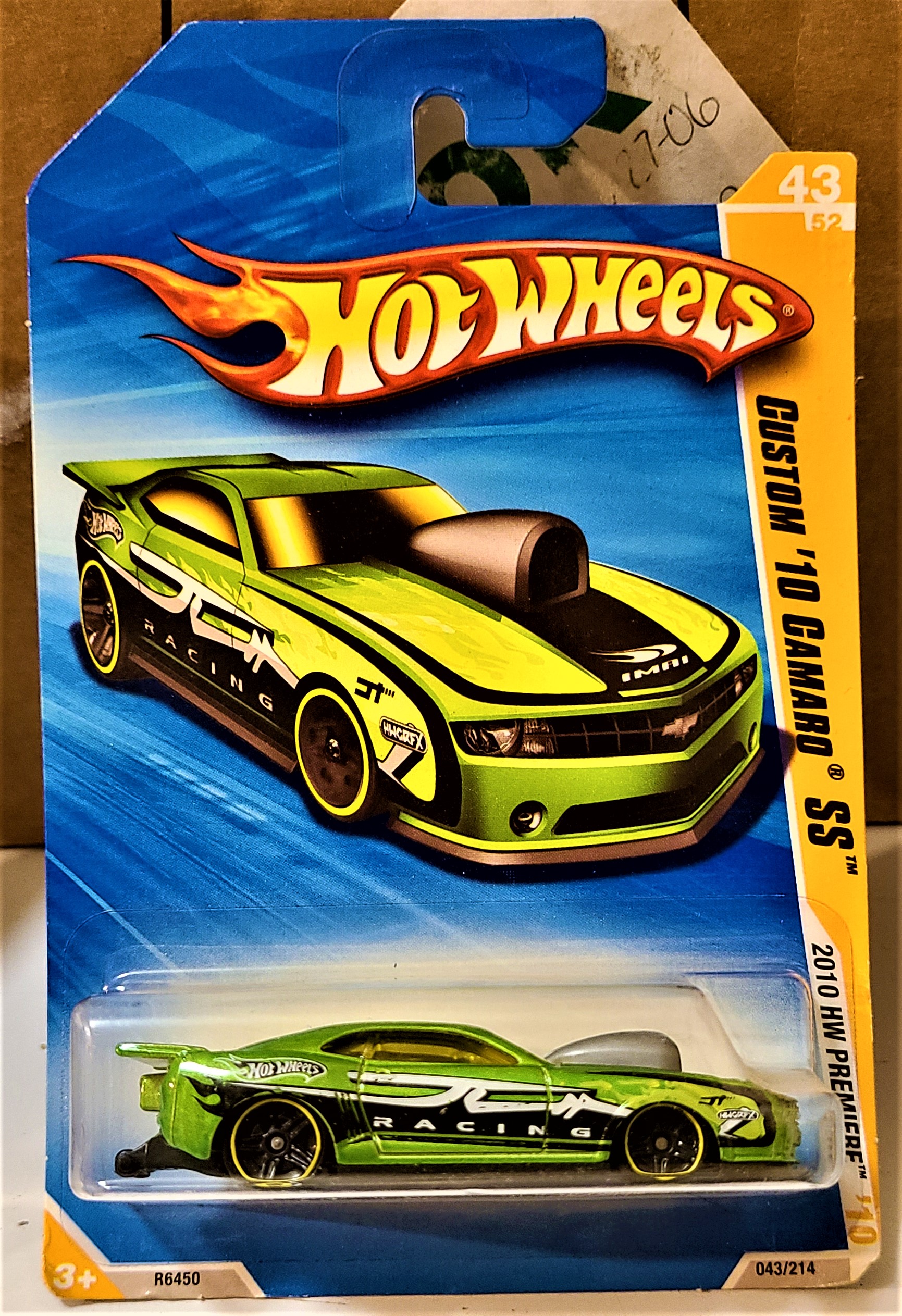'10 Pro Stock Camaro "Green" Mattel Games Hot Wheels 2021 Krogers Exclusive 2 