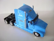Says Freightliner logo but is an International Eagle.