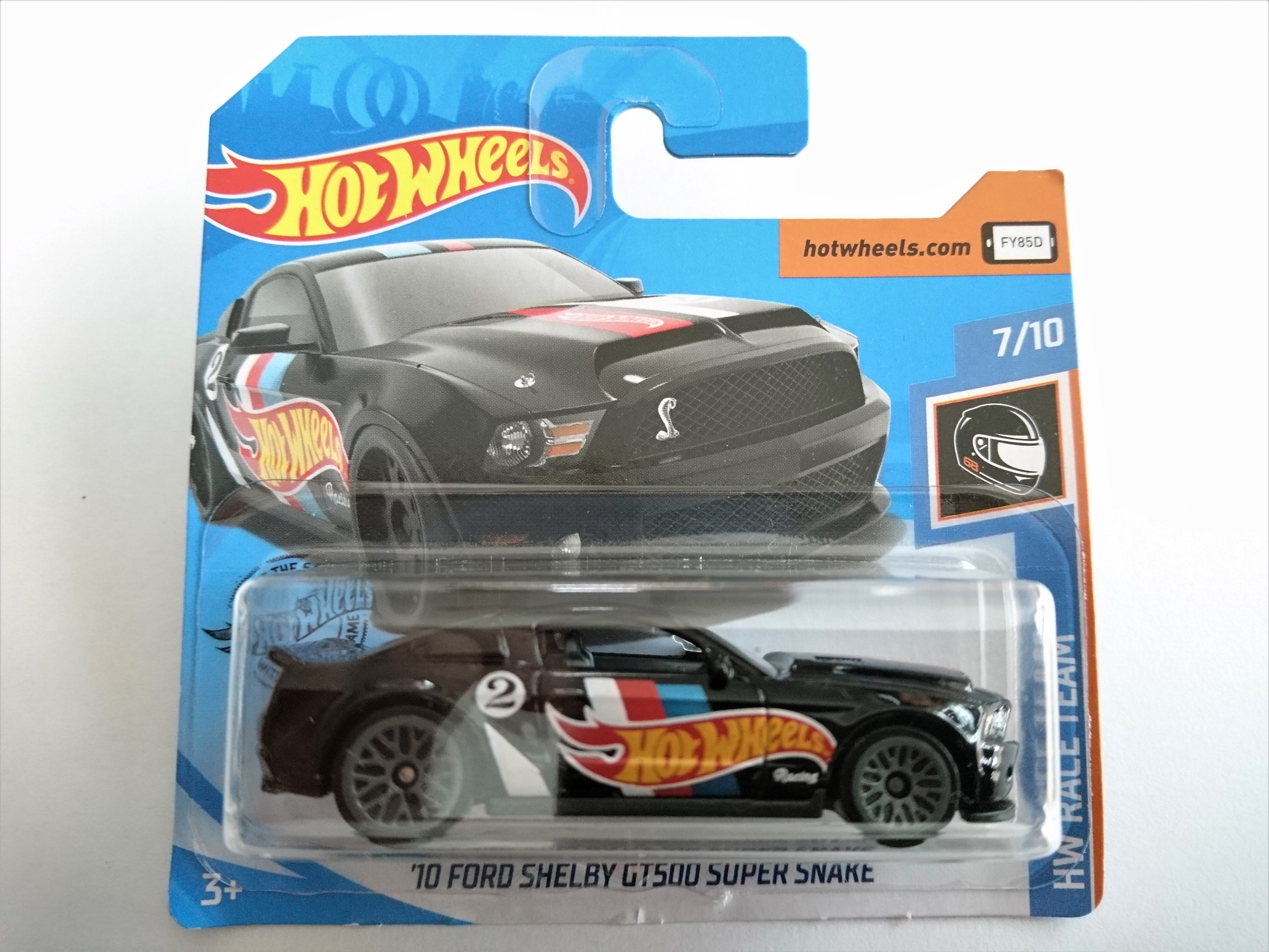 Hot Wheels'10 Ford Shelby GT500 Super Snake #192 Negro * 