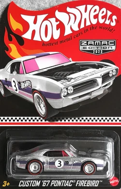 Custom 67 Pontiac Firebird Hotwheels - Voiture Miniature De Collection