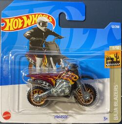 HW450F - Moto de Trilha #052 - 1/64 - Hot Wheels 2022