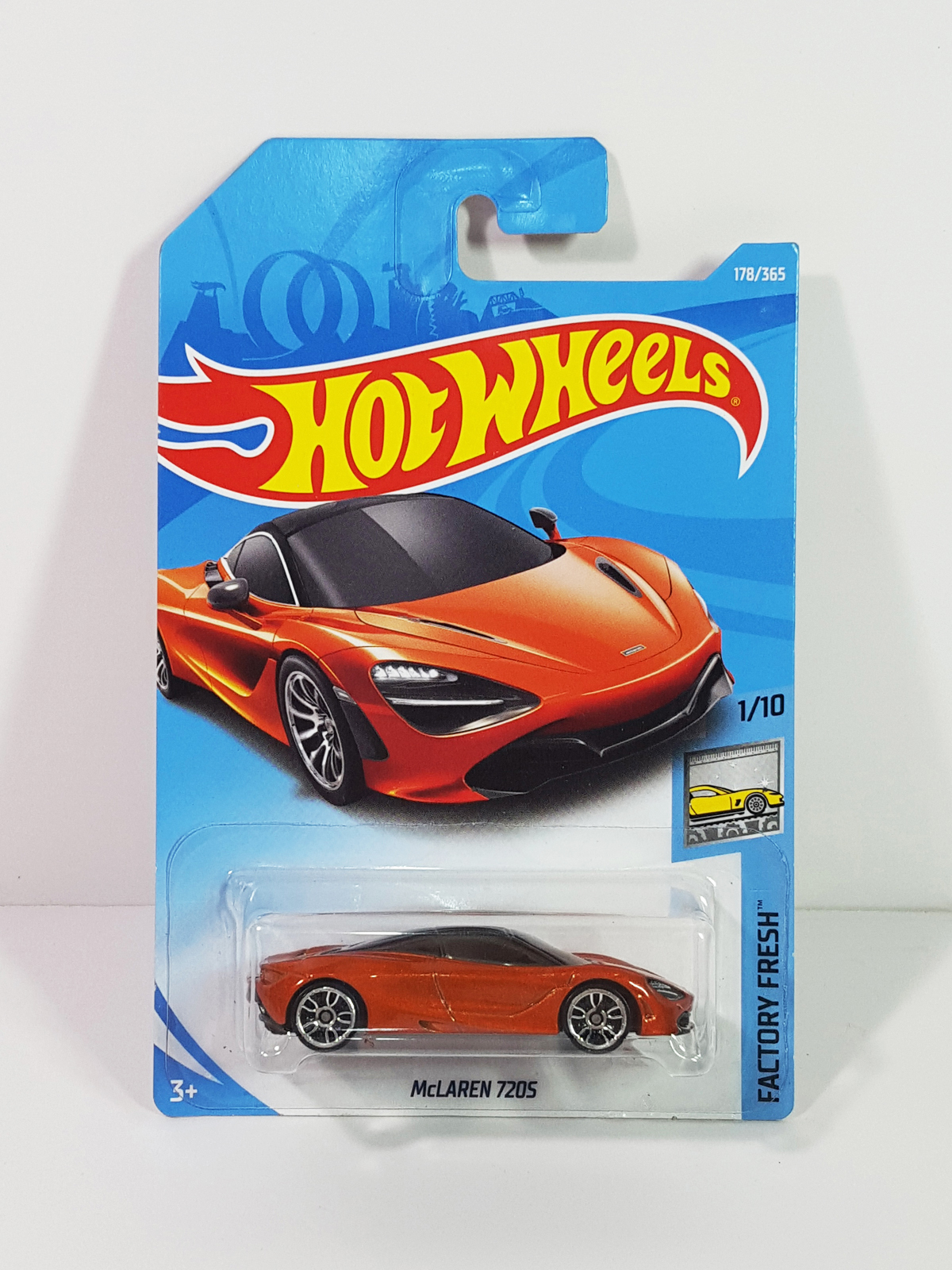 Hot Wheels McLaren 7205 Factory Fresh #1/10 White Die-Cast New Release Mattel 