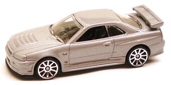 nissan skyline gtr bnr34 hot wheels