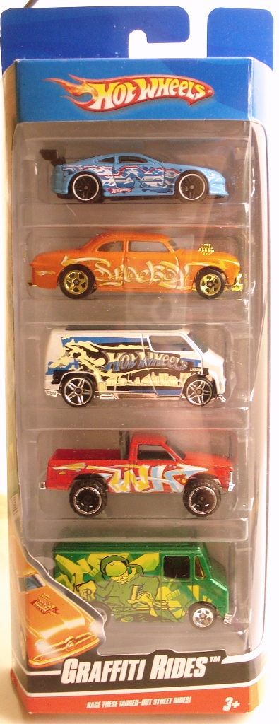 Hot Wheels lot 5 voitures Graffiti Rides - Hot wheels