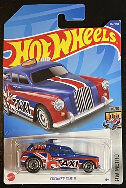 Hot Wheels 2019 Cockney Cab II – Serie Throwback 60 – 2/8 – Edizione Limitata Target - 2