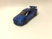 Skyline R34-blue