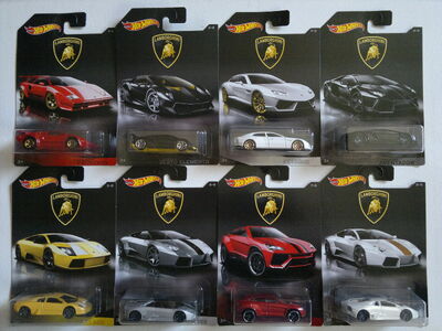 Hot Wheels Lamborghini Limited Edtion Cars - Set Of 8 - Multi Color :  : Toys & Games