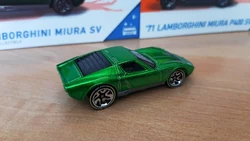 Bburago 1:18 Lamborghini Miura Année 1968 vert 18-12072 modèle voiture