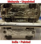 22382 #1025 India Painted Malaysia Unpainted