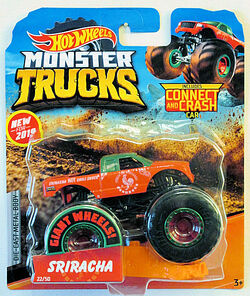 Hot Wheels Monster Trucks 1:64 Scale Oscar Mayer Includes Connect and Crash Car, 1 - Kroger