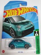 2023 Fiat 500e Green Speed carded