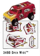 Prototype with CT wheels (1993 Mattel Catalog)