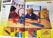 Found in the Mattel 1994 Catalog, Tentative Title "Super Loop Splash and Stamp Set"