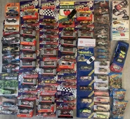 So lately I have been collecting the Matchbox NASCARS line; the "Super Stars" series which is a line starting in 1990? - 1996. Amusingly 1997 is the year the HW Pro Racing series starts. And considering Matchbox is owned by Mattel I see it as a continuation.