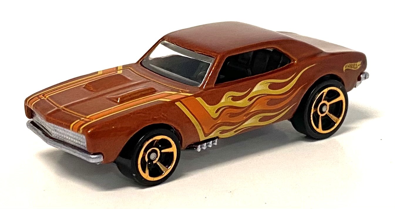 Mavin  Hot Wheels 2017 HW Flames 1/10 '68 **CHEVY NOVA **61/365 ORANGE**🍊  SHARP CAR!!!