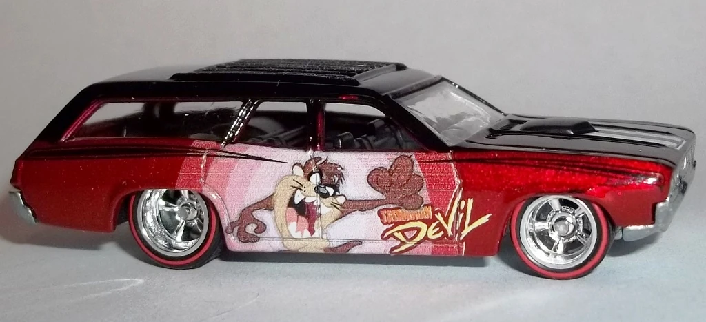 2014 '71 Plymouth Satellite (Metalflake Dark Red W/ Black Hood &Amp; Roof)