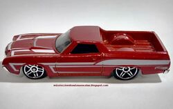 Hot Wheels 2019 #029//250 1972 Ford Ranchero Rouge et Noir @ B