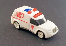 1994 Hot Wheels Ambulance-White