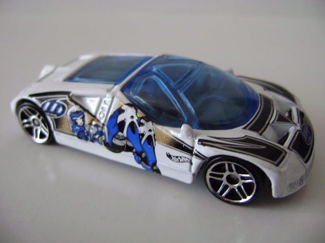 Hot Wheels Anime Blue Car 442 Malaysia Loose - Body Logic