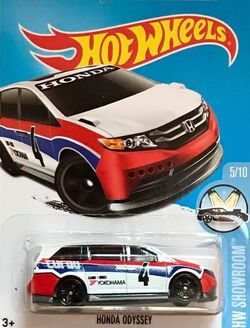 Hot wheels cargo carriers honda odyssey top