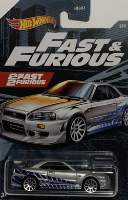  Hot Wheels HKD21 Fast and Furious - Nissan Skyline