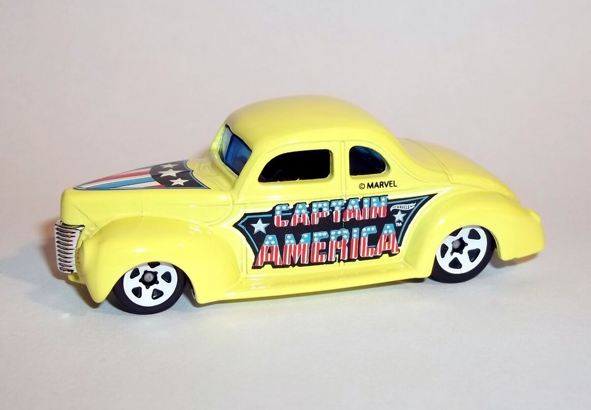 Hot wheels 40 ford coupe captain america discount