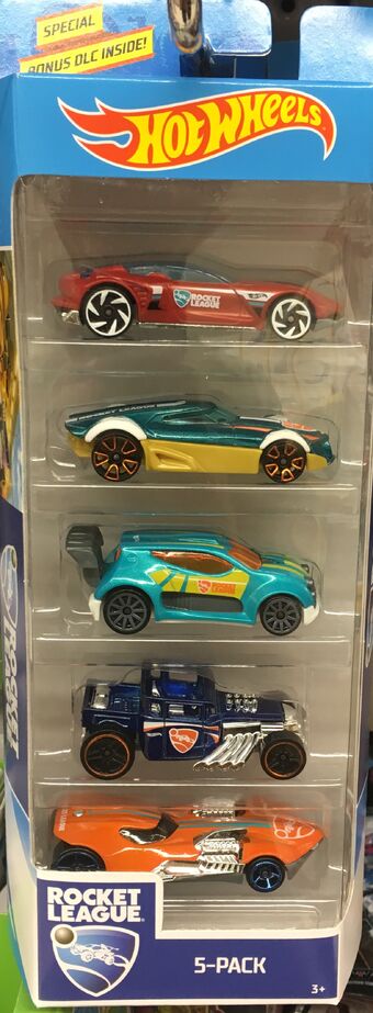 hot wheels rocket league 5 pack