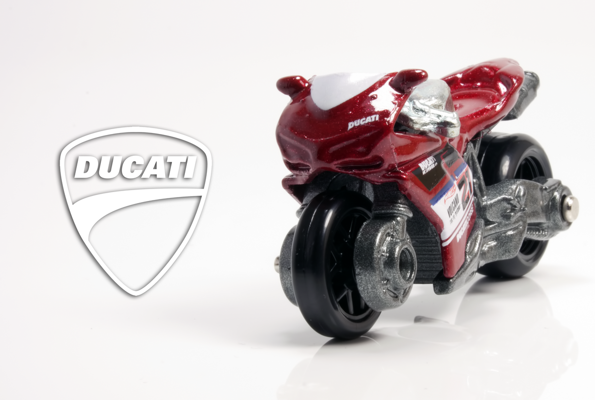 Desenho de Hot Wheels Ducati 1098R pintado e colorido por