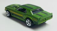 '67 Ford Mustang Coupe. Metallic Green. Rear