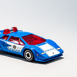 Lamborghini countach on sale police car