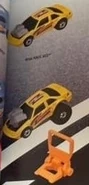 Yellow Race Ace Prototype found in a 1991 Mattel Catalog