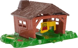 Exploding Shed HW TB Stock Photo
