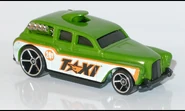 HOT WHEELS 60's SERIES COCKNEY CAB II IN RED, WHITE, AND BLUE #2/8