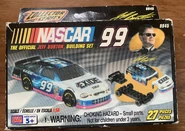 Mattel's version of Lego; Megablocks 1/58 NASCAR set (smallest scale in the series)