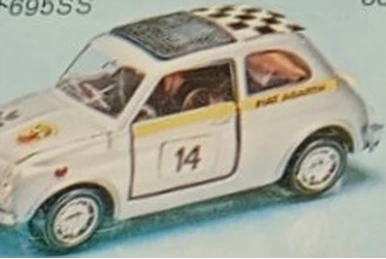 Ancienne Politoys Abarth 3000 Rouge N°3 - Rare Export 1970 1/43