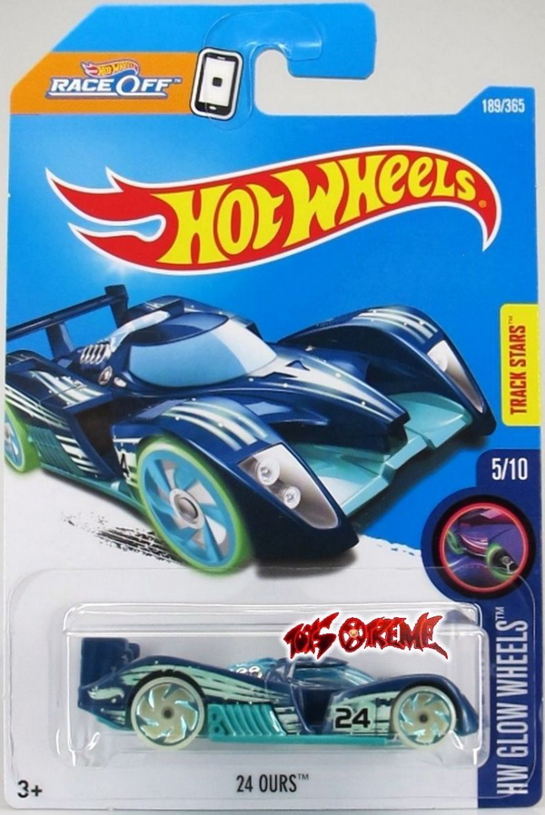 Hot Wheels Track Stars 24 Ours Diecast Vehicle Car Toy V5357 