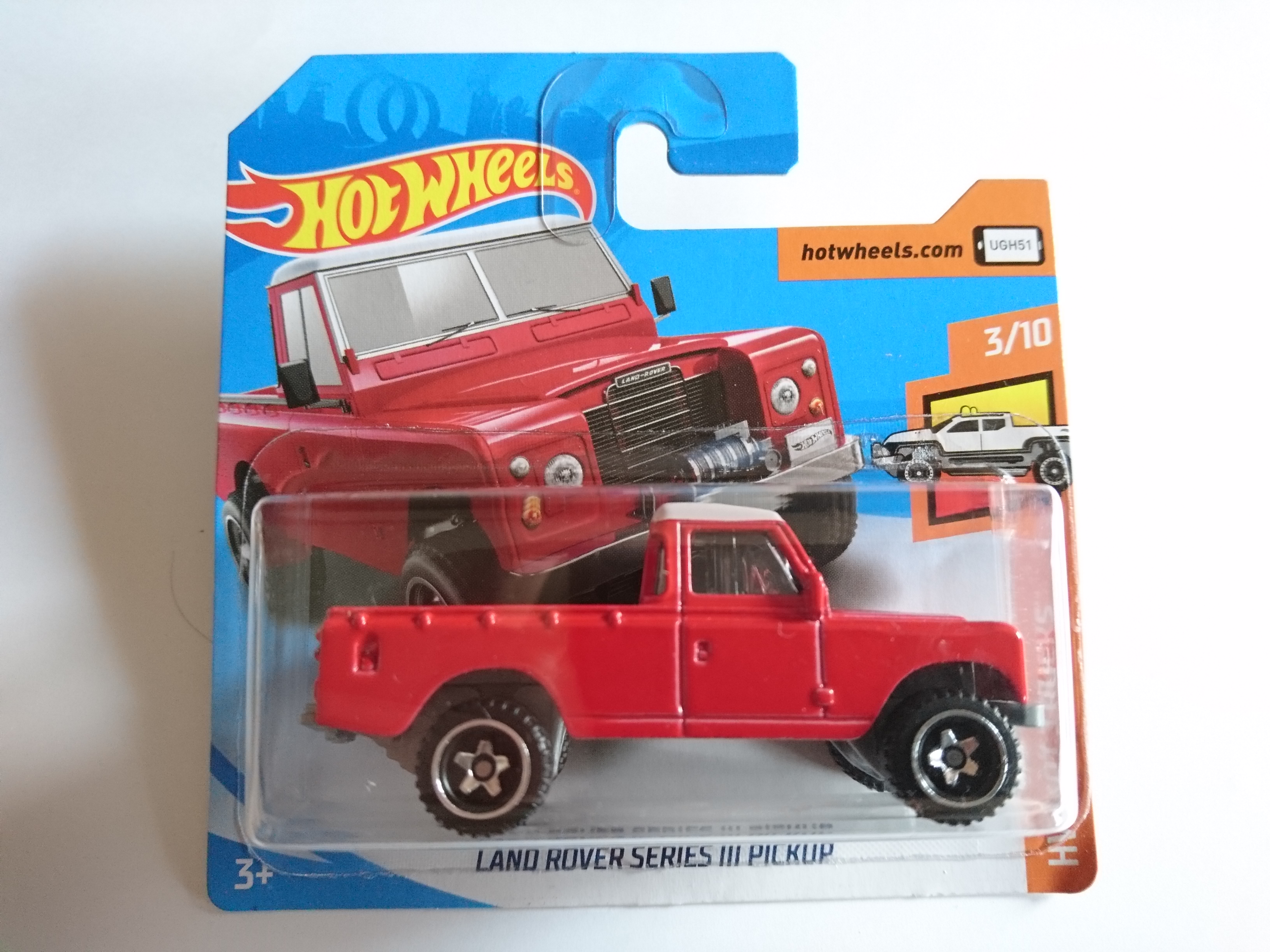 hot wheels land rover pickup