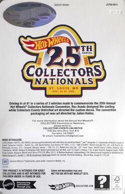 Hot Wheels 2025 25th Annual Collectors Convention St. Louis