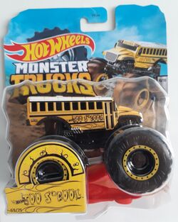 Hot Wheels Monster Trucks 1:64 Scale TOO S'COOL, Includes Hot