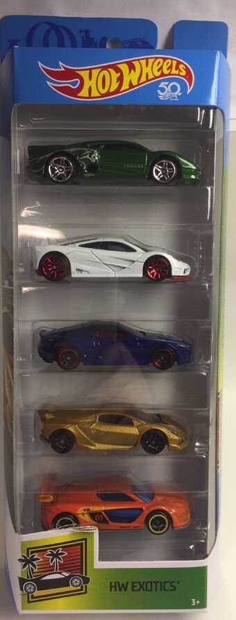 hot wheels 5 pack exotics