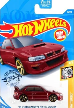 hot wheels impreza 22b