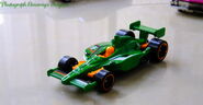 IndyCar(Dark Green) from 2014 Hotwheels 20-pack.