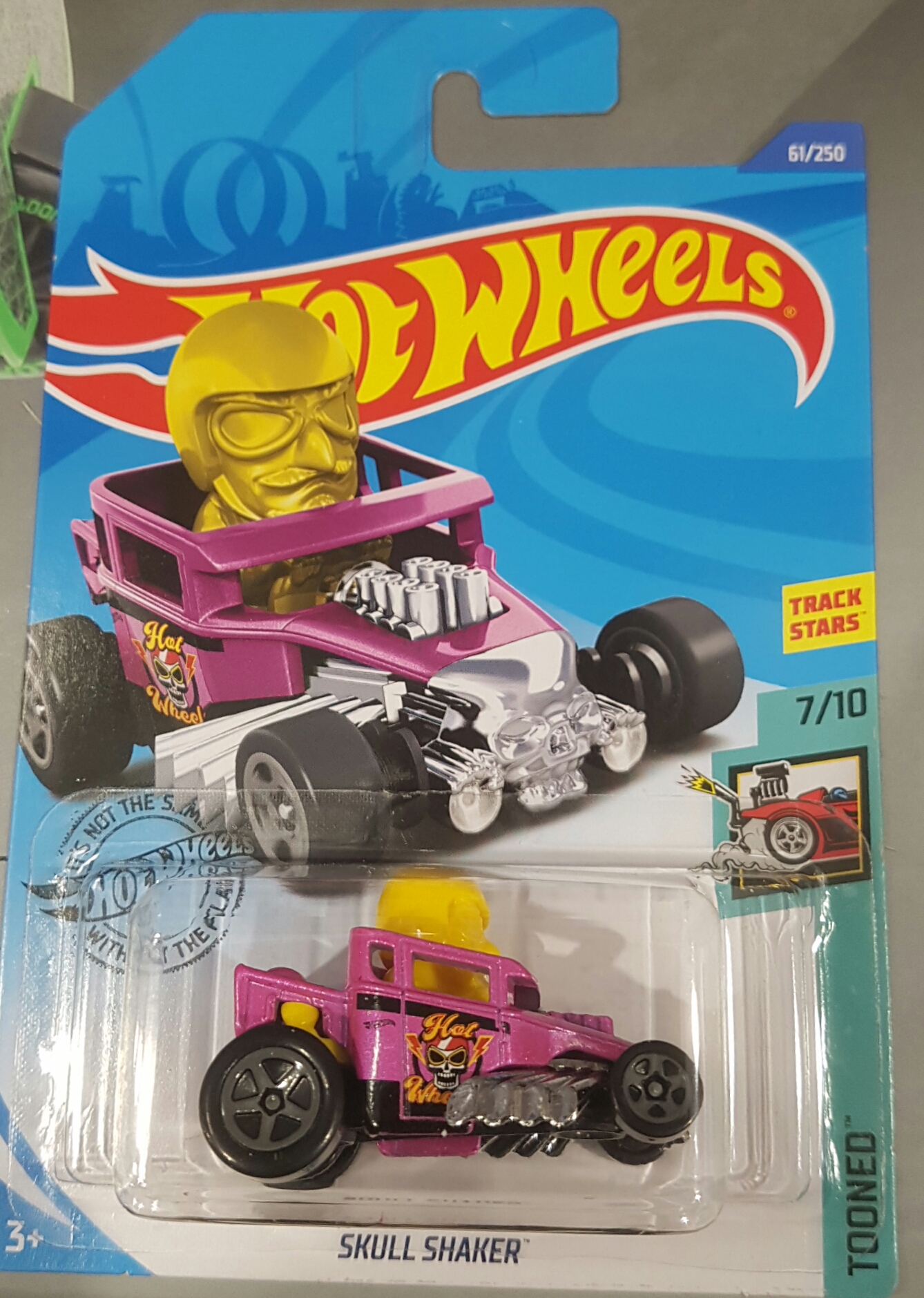 int Details about   2020 HOT WHEELS ''TOONED`'' #61 = SKULL SHAKER = PINK 