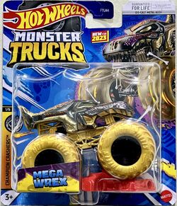 Hot Wheels Monster Trucks Mega Wrex 67/75 Comic Book Crashers New for 2022