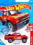 2019 Hot Wheels '87 Dodge Red Edition Carded