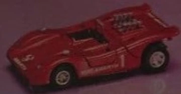 Ancienne Politoys Abarth 3000 Rouge N°3 - Rare Export 1970 1/43